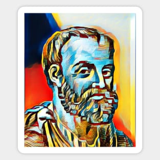 Galen Abstract Portrait | Galen Artwork 4 Magnet